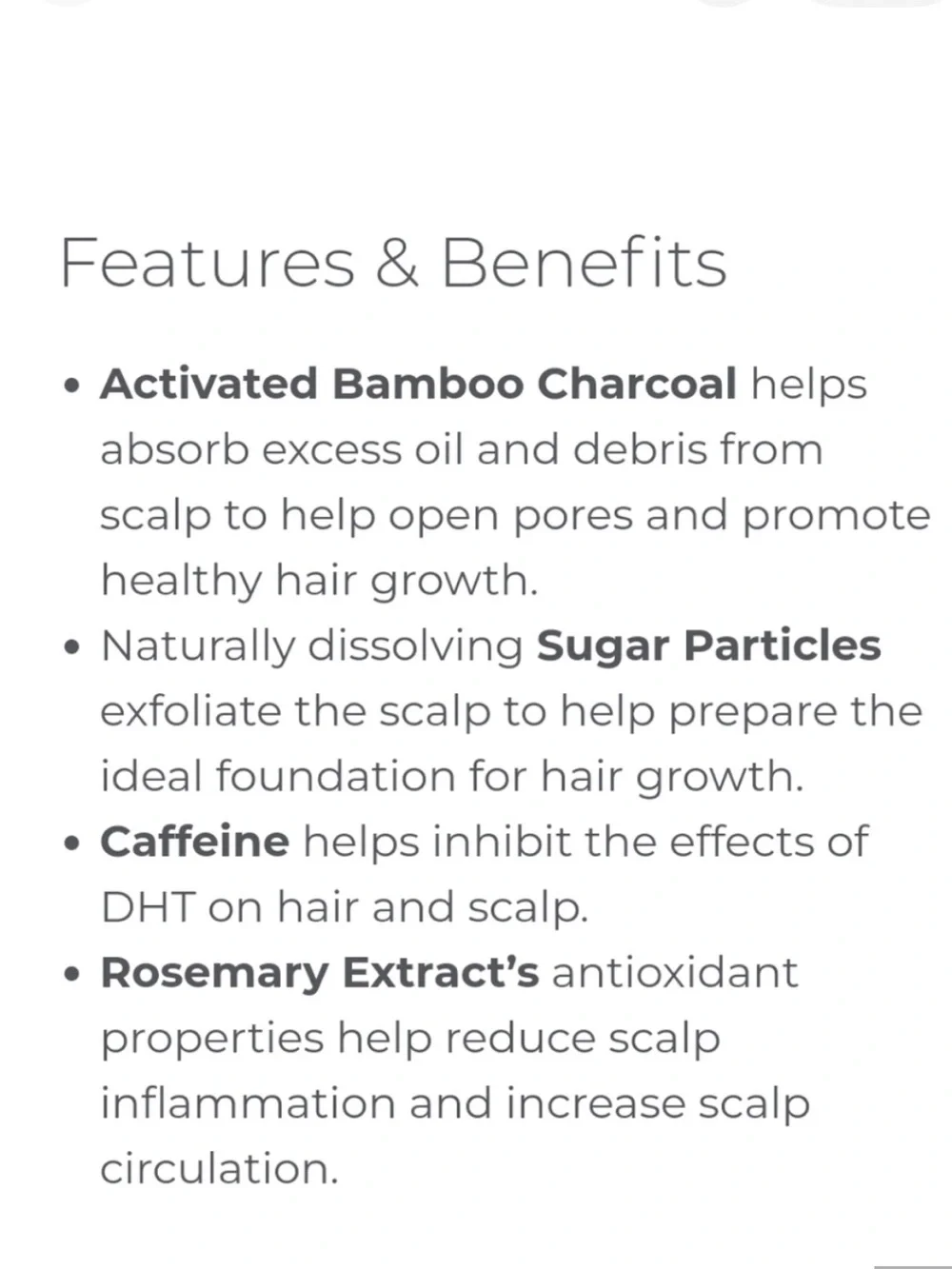 Bosley MD Rejuvenating Scalp Scrub with Bamboo Charcoal — NEW